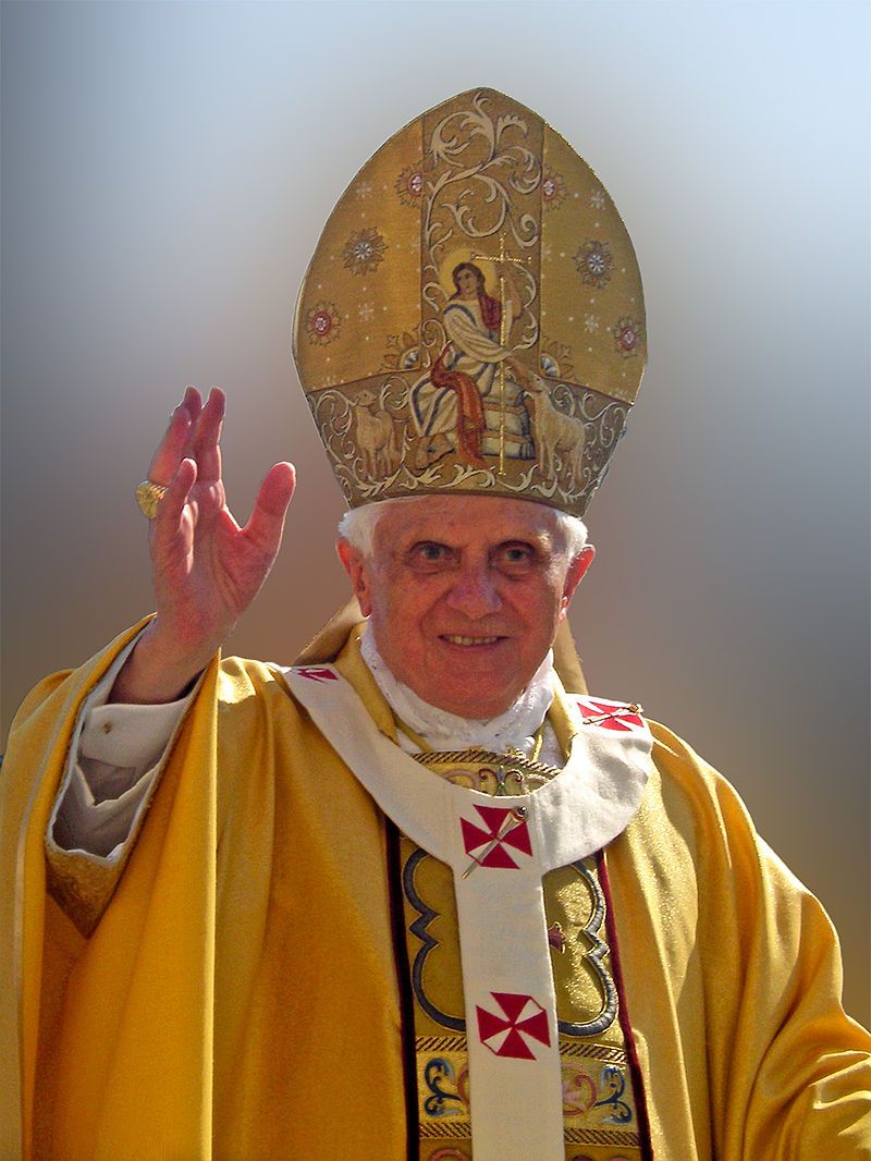 Pope Benedict.